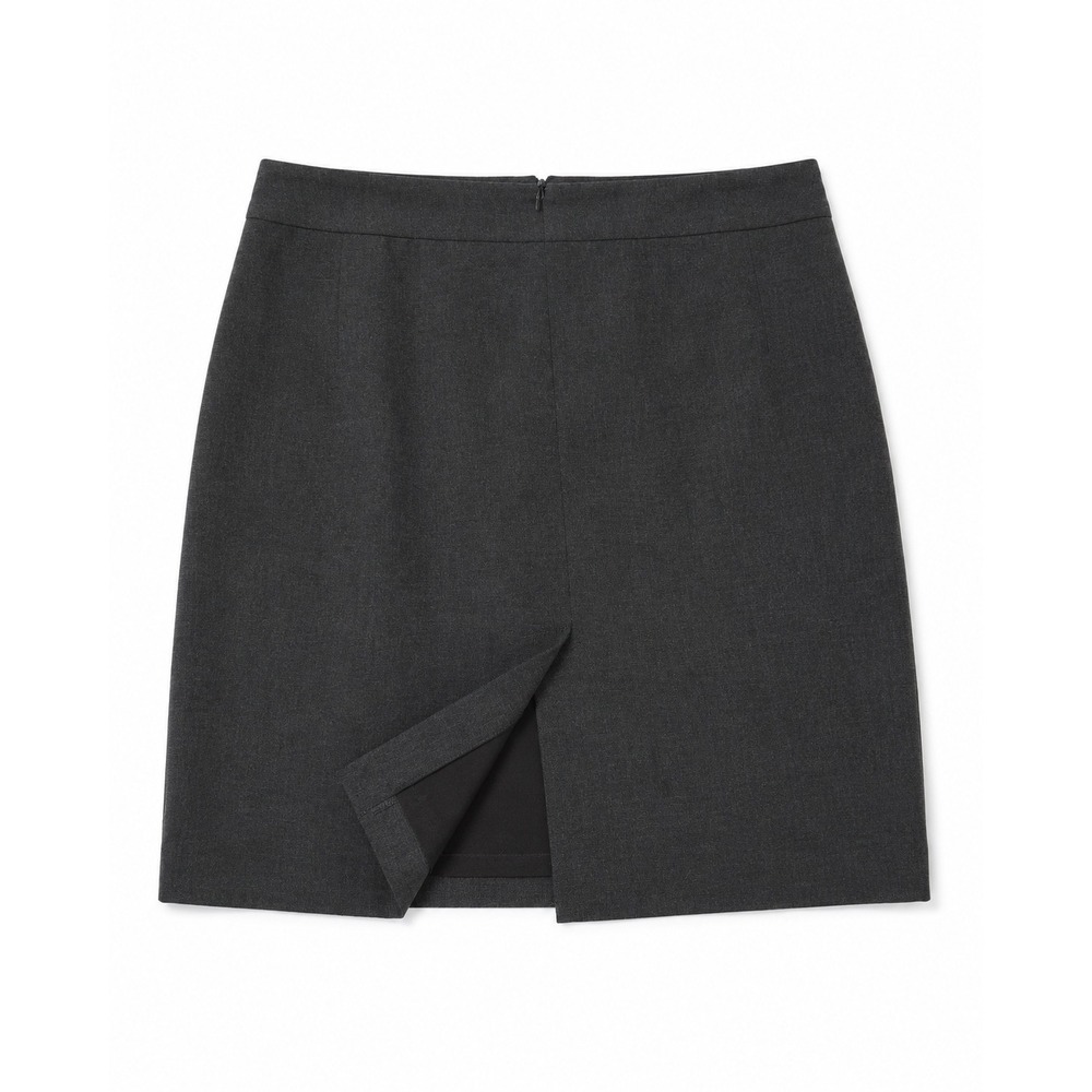 Banana Republic Charcoal Gray Pencil Skirt Womens 4P Petite Career Office Work - Picture 2 of 6